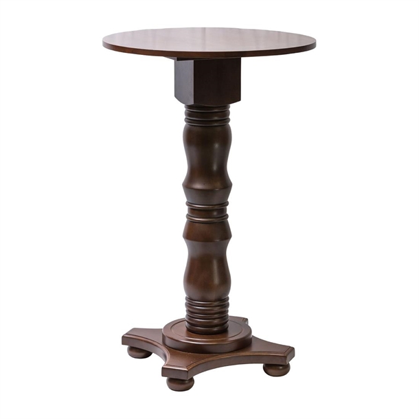 Islington Poseur Round Table In Dark Wood - 700mm (B2B)