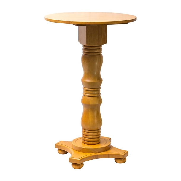 Islington Poseur Round Table In Soft Oak - 700mm (B2B)