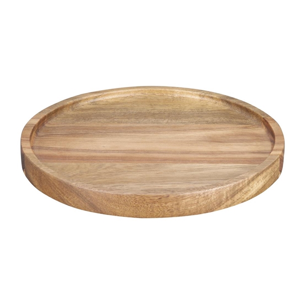 Olympia Acacia Round Plate - 200mm