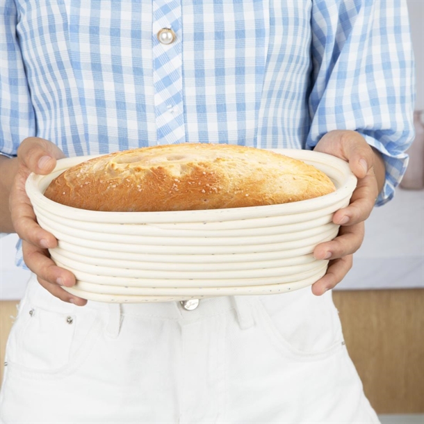 Panier de fermentation ovale, 35x15x8 cm pour des pains parfaits