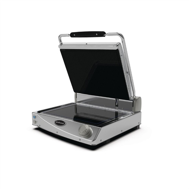 Spidocook Spidoglass Med Ribbed Upper Smooth Lower Contact Grill Man (B2B)
