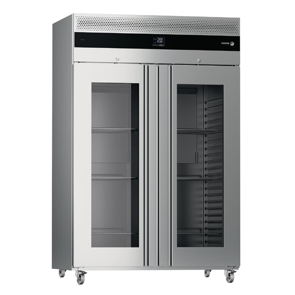 Fagor Advance Gastronorm Upright Cabinet Fridge Double Glass Door (Direct)