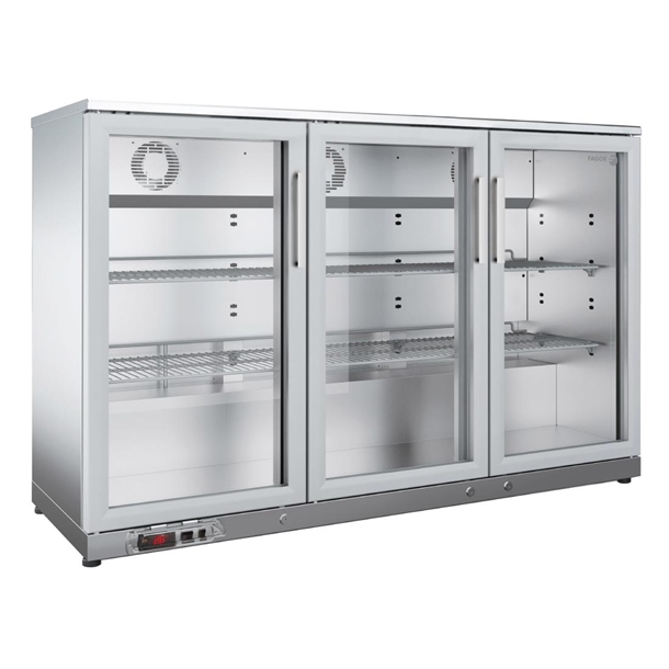 Fagor Back Bar Coolers 3 Door Stainless Steel (B2B)