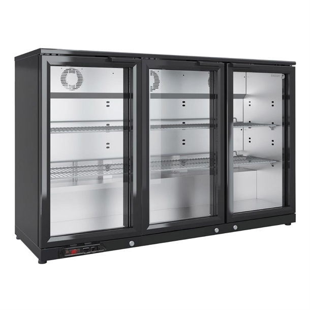 Fagor Back Bar Coolers 3 Door Black Plastic Cover (B2B)