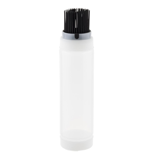 Tablecraft InvertaTop Squeeze Bottle with Basting Brush - 24oz
