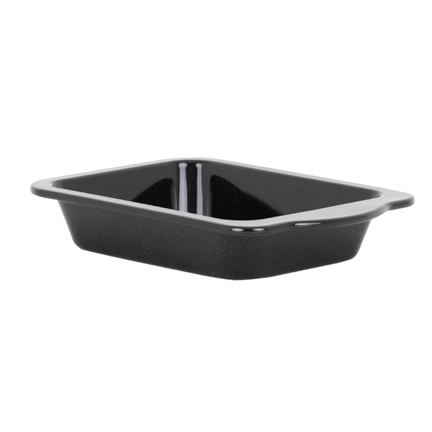 Wham Enamel Handled Roaster 220mm Black
