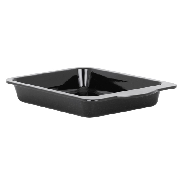 Wham Enamel Handled Roaster 300mm Black