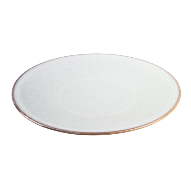 Olympia Drift Grey Plain Coupe Plate - 276mm 11" (Box 4)