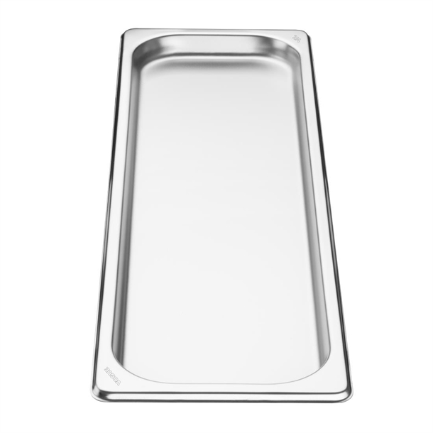 Vogue Stainless Steel Gastronorm 2/4 Tray 20mm FU260 Buy Online at