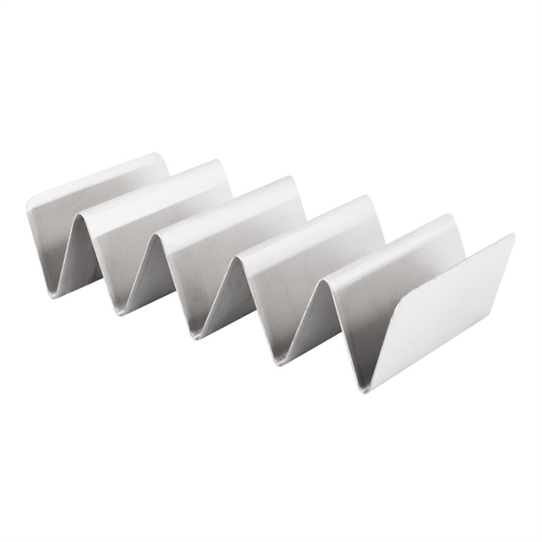 Olympia Taco Holder Stainless Steel - 4 Tacos