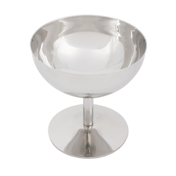 Lot De 6 Coupes à Glace En Verre Sans Plomb, 285 Ml, Avec Pied - Design Moderne Pour Desserts
