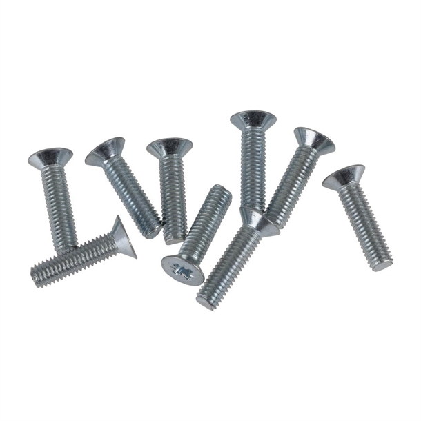 Lincat M5 x 20 Stl Pz Csk M/Screw Zinc/Clear Cr - FAS069