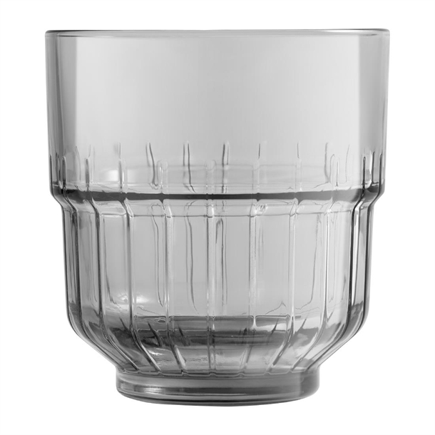 Onis LinQ Double Old Fashioned Glass Grey - 350ml (Pack 12) (B2B)