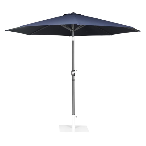 Bolero Seville runder Sonnenschirm, 3 m Durchmesser, Marineblau