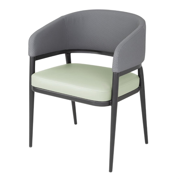 Bolero Meridian Interior Chairs Pistachio Grey (Set 2)