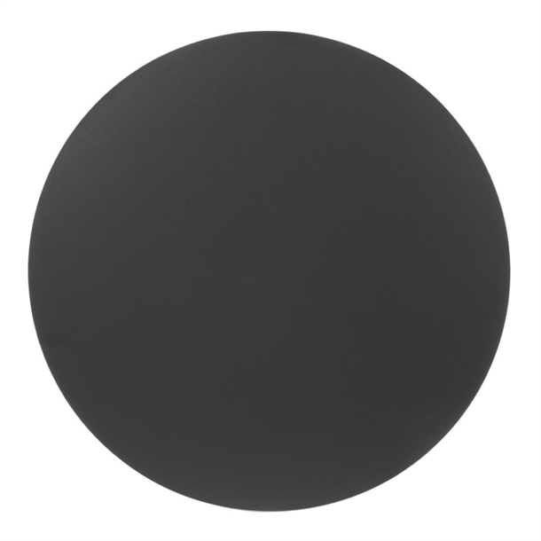 Bolero Matte Black Round Outdoor Table Top - 600mm