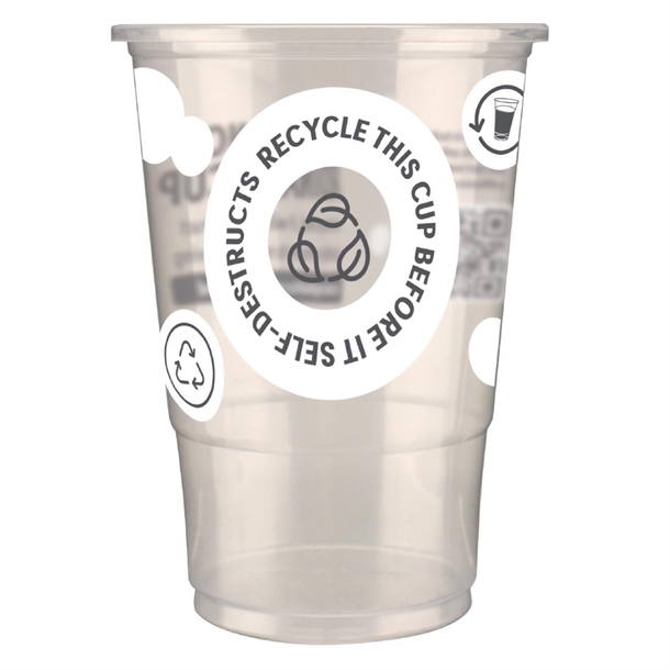 eGreen Printed TWOinONE Flexy Glass UK & CE Marked 1/2 Pint to Brim (Box 1000)