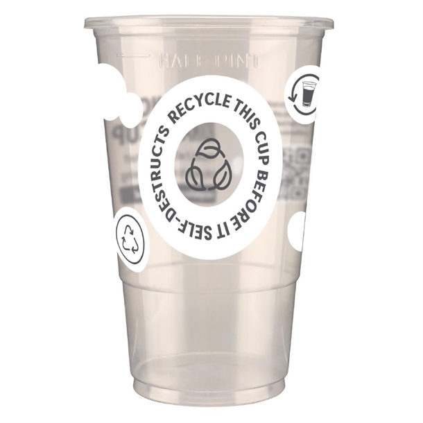 eGreen SD TWOinONE Flexy PP Half Pint to Line UKCA CE - 285ml (Box 1000)