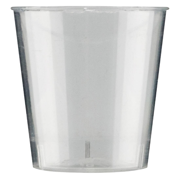eGreen Flair PP Shot Glass 25ml to Brim UKCA CE (Box 1000)