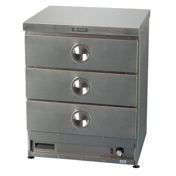 Victor HD60RU Three Drawer Slide Under Heated Drawers (B2B)