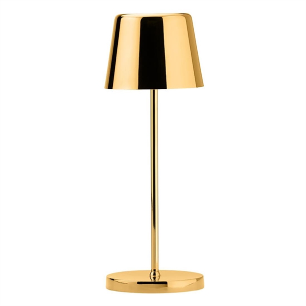 Utopia Bermuda Micro LED Cordless Lamp 210mm Gold (Pack 6) (B2B)