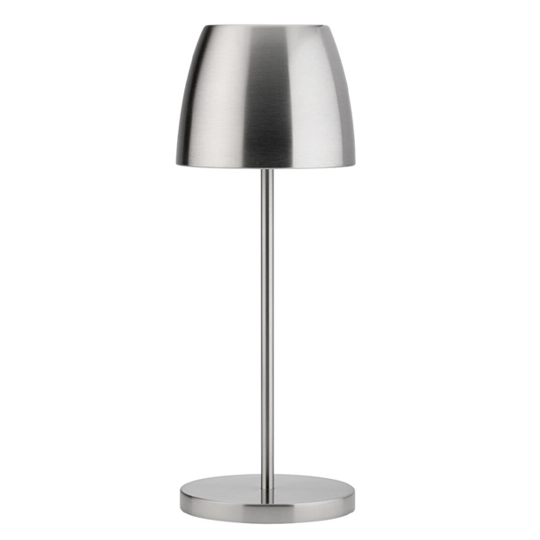 Utopia Montserrat LED Cordless Lamp - Brushed Silver - 300mm (B2B)