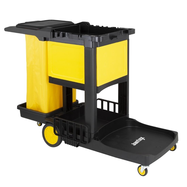 Grand Caddie De Nettoyage Avec Chariot Télescopique Et Bandoulière - Sac Organisateur à Roulettes Pour Produits Ménagers