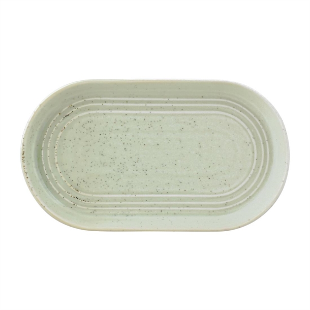 Tablekraft Urban Loft Oval Platter Pistachio - 240x137x27mm (Box 4) (B2B)