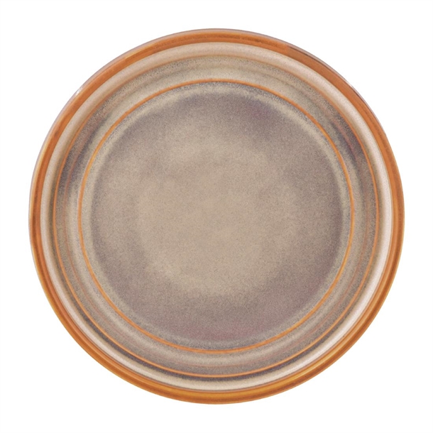 Tablekraft Urban Loft Round Plate Auburn - 185x16mm (Box 6) (B2B)