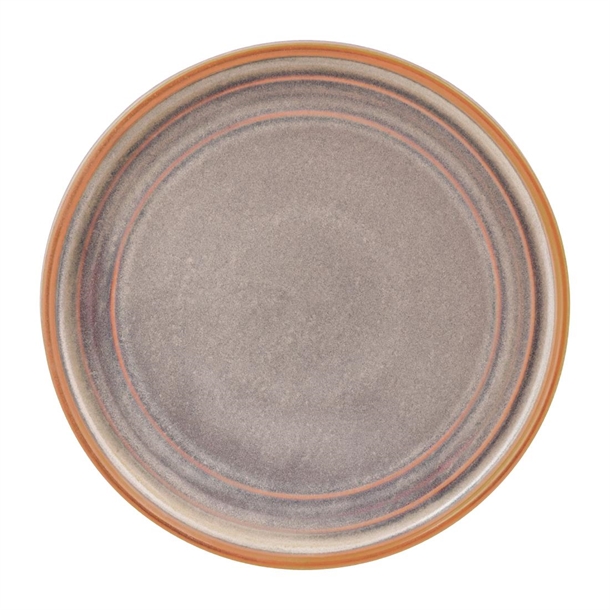 Tablekraft Urban Loft Round Plate Auburn - 225x22mm (Box 4) (B2B)