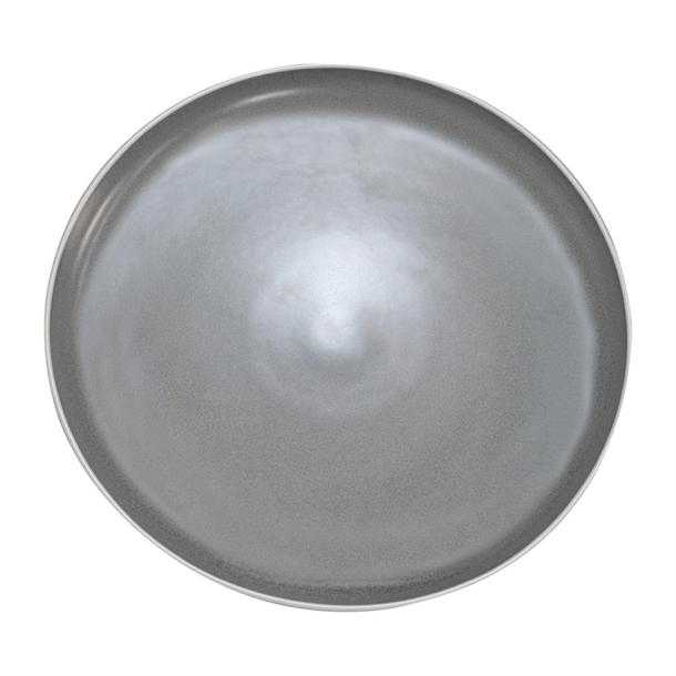 Tablekraft Urban Round Coupe Plate Grey - 265mm (Box 4) (B2B)