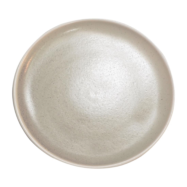 Tablekraft Urban Round Coupe Plate Sand - 200mm (Box 6) (B2B)