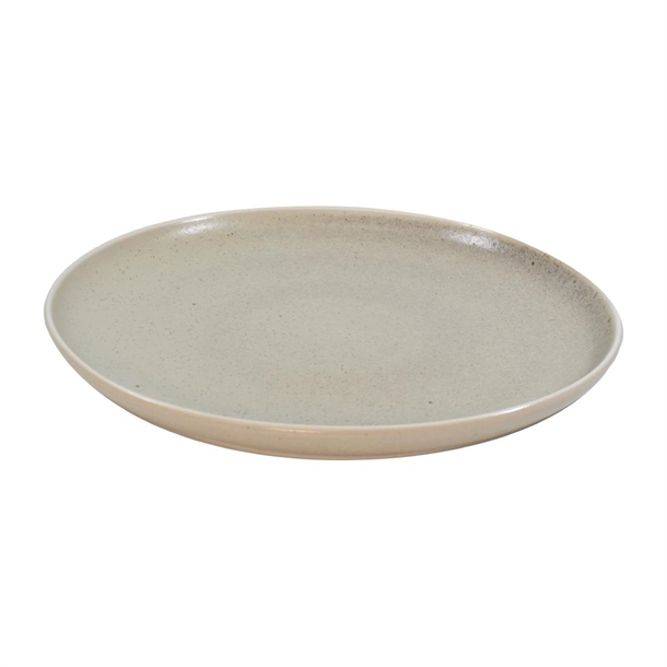 Tablekraft Urban Round Coupe Plate Sand - 265mm (Box 4) (B2B)