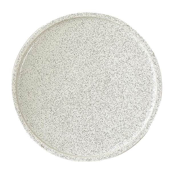 Rakstone Ease Flat Couple Plate Clay - 280mm (Box 12)