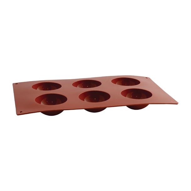 Frenti Silicon Mould-Bola 6 Cup - 60x30mm (B2B)