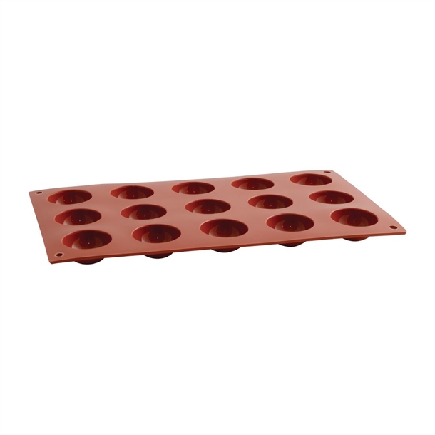 Frenti Silicon Mould-Bola 15 Cup - 40x20mm (B2B)