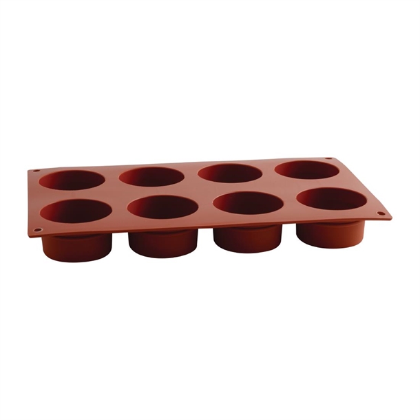 Frenti Silicon Mould-Cilindro 8 Cup - 60x35mm (B2B)