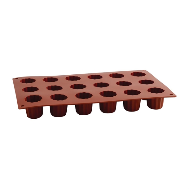 Frenti Silicon Mould-Bordelais 18 Cup - 35x35mm (B2B)