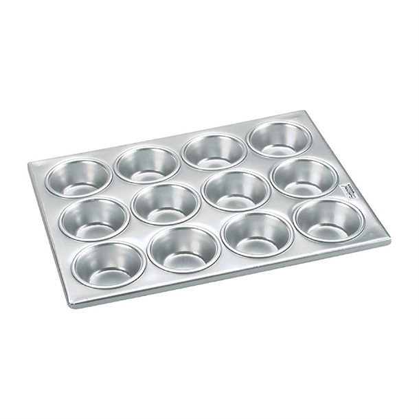 Chef Inox Muffin Pan - Alum 12 - Cup Premier (B2B)