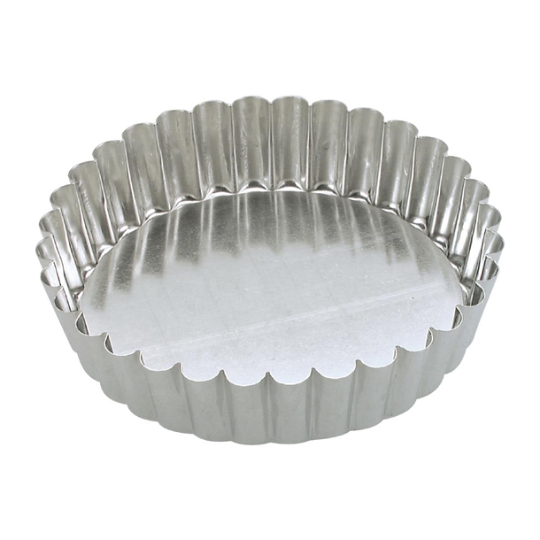 Guery Cake Pan - Round Fluted Loose Base 230x45mm (B2B)