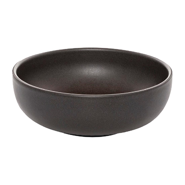 Eclipse Uno Black Round Bowl - 125mm 350ml (Pack 6) (B2B)