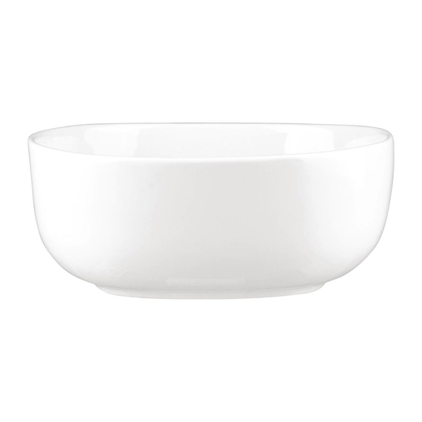 Sango Ora White Oval Deep Bowl - 230x200mm 2200ml (Pack 2) (B2B)