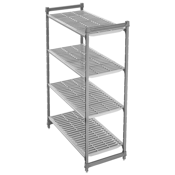 Cambro Camshelving Basics Plus 4 Tier Shelving Starter Unit - 1630x1525x460mm