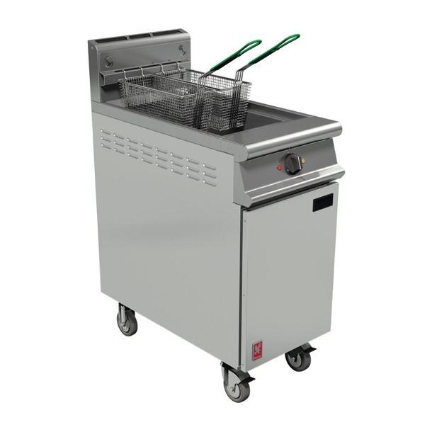 Falcon Dominator Plus Gas Fryer with Fryer Angel on Castors LPG (Direct)