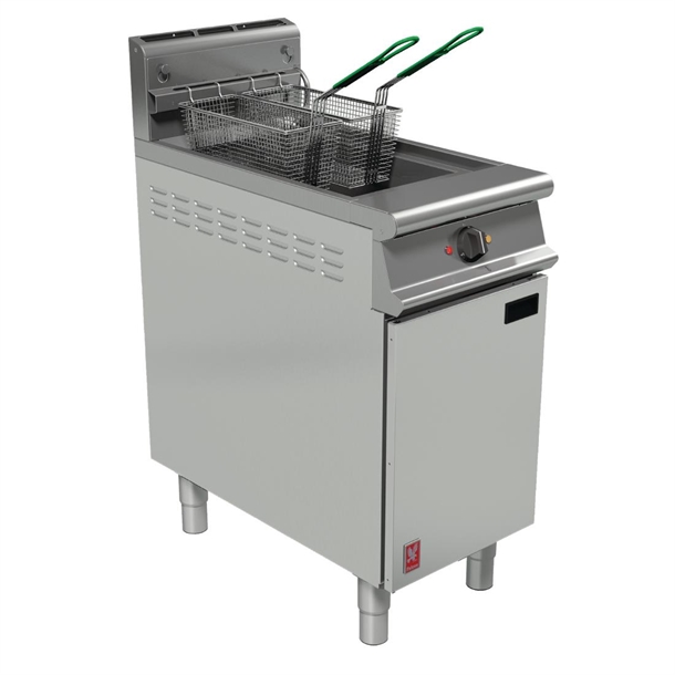 Falcon Dominator Plus Gas Fryer w/ Filtration & Fryer Angel on Feet LPG(Direct)