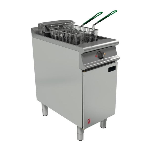 Falcon Dominator Plus Electric Fryer w/Filtration & Fryer Angel on Feet(B2B)