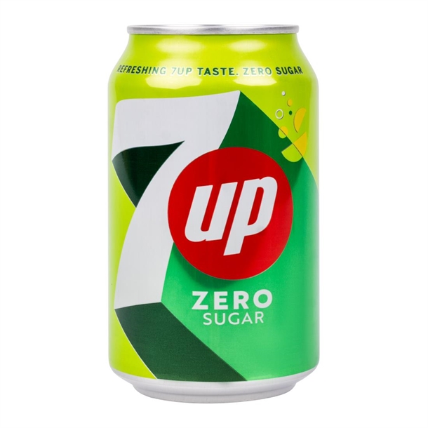 7up Zero Cans - 330ml (Case 24)