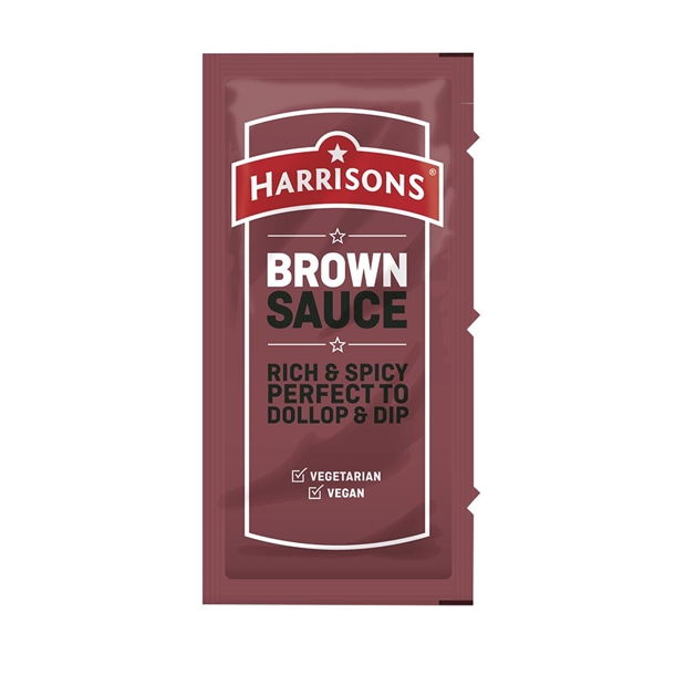Harrisons Brown Sauce Sachets - 10g (Box 200)
