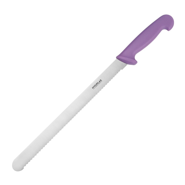 Hygiplas Gezahntes Schneidemesser Lila 30,5cm