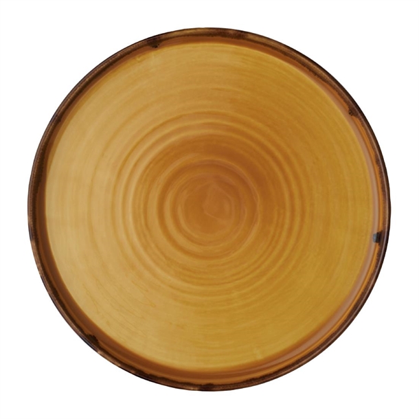 Dudson Harvest Mustard Walled Plate - 260mm (Box 6) (B2B)